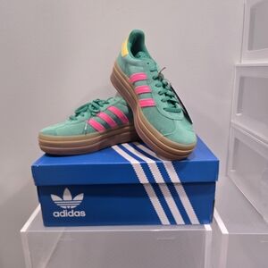 Adidas Green and Pink Women's Shoes